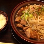 光麺 - 骨太光麺 ¥780 ＋ サービス小ライス