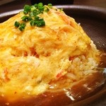 かにチャーハンの店 ecute立川店 - 半熟たまご かに玉チャーハン