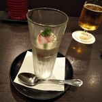 Ab・de・F - 甘海老と湯葉の琥珀あえ。