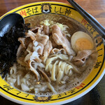 肉そば しし神 - 肉煮干ラーメン900円