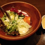 溶岩焼　こじゃれ - ８種の野菜サラダ　600円