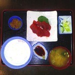 やぎわ食堂 - 沼津IC「やぎわ食堂」サシミ定食650円[オナーズガーデン徳倉和みの里A号地編]