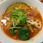 空と大地のトマト麺 Vegie  - チリトマト麺海老味プラス アップ