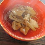 浜のそば - そばひっつみ(新商品の試食用)