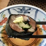 磯春 - 〆鯖刺身1,080円