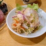 ふくえもん - サラダは胡麻ドレッシング。