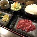 [Standard] Juicy skirt steak set meal (100g)