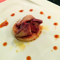 神戸牛すてーきはうす香西 - フォアグラの鉄板焼き　赤ワインソース