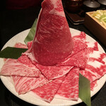 Koube gyuu matsuzakaushi ittou gaiginza shabuki - お肉盛り合わせ