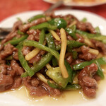 徐家 - 牛肉とピーマンの細切り炒め（小皿料理）