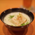 日本料理 たかむら - たかむら風オニオングラタンスープ