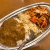 Pontadainingu - カレーとナポリタンの１／２セット(730円)