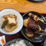 Kadochuu - 串揚げの味噌ダレはご飯泥棒