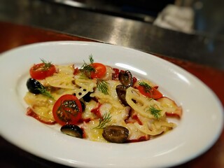 h OSTERIA E BAR de BOO - タコのマリネ