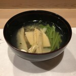 うを徳 - お椀（京都 筍 + 絹さや + 筑波 蕨）