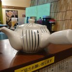 屋台とんこつらーめん めん吉 - お茶ではなく割りスープ