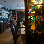 サンタマーブル - クロスがかかっている