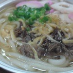あおのの - 実は大将と奥さんの夜御飯だったなべ焼きうどんです