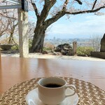 重兵衛 - お花見ランチ⑤コーヒー。