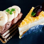 ミリオン洋菓子店 - チョコバナナ (432円)・モンブラン (410円)