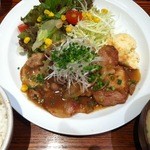 ボンバーキッチン 薬院本店 - ポークジンジャー（しょうが焼き）