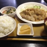 めしや - 豚ロース生姜焼き定食