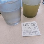 Matsuya - 食券とお冷とお茶