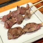 やきとり 正や - ずり２本とこころ１本