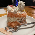 酒肴 新屋敷 - 桜のケーキ