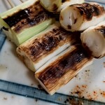 しもきた - ネギ。辛味があったのでもうちょっと焼いた方が良かった。