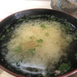 かっぱ寿司 - 味噌汁　蟹入り