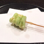 天ぷら岡本 - 天ぷら岡本(空豆)