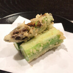 天ぷら岡本 - 天ぷら岡本(アスパラガス)