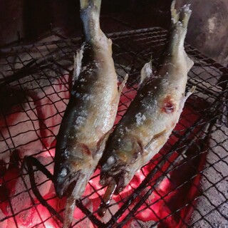 季节性特价◆香鱼串烧半价330日元