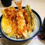 天丼てんや 札幌アピア店 - 天丼　ご飯少なめ　アップ