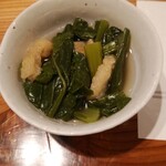 Obanzai Kyuu - 付き出し小松菜の煮物