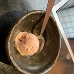 串屋 - デザートのストロベリーアイス