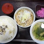 焼肉 優勝 - 料理写真:もつ煮定食