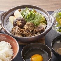 黒毛和牛牛スジと揚げ出し豆腐御膳