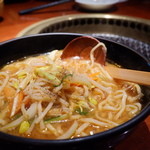 焼肉 味道園 - テグタンラーメン