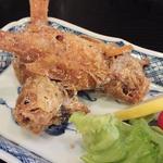 神港 - 「のど黒の唐揚げ」：皮や骨の周りが美味しい所からも唐揚げに向いた魚ですね♪