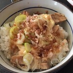 鉄火めん - チャーシュー丼