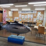 かき小屋 小江戸 - 川越総合卸売市場内部