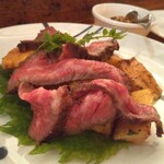 ビストロ マキムシ - 熊本産新筍と和牛ソテー