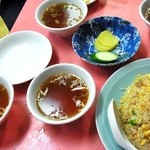 中華料理 七面鳥 - まさかのスープが4つ♪