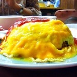 中華料理 七面鳥 - オムレツライス：標高