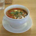 Ooi Takaori No Hakubutsukan Kafe Sa Sambon - ランチのスープ
