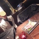 リュクス　タジマヤ - 熟成黒毛和牛ステーキ(内ももorハラミ)、説明してくださる店員さんの笑顔にキュン(*´艸｀*)（'12.09月より）