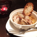 リュクス　タジマヤ - 上ホルモンと平茸のアヒージョ（'12.09月より）