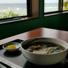 蒼い珊瑚礁 - 海を見ながらお食事♪